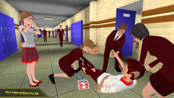 High School Girl Simulator 2018 Happy Family Games screenshot 2