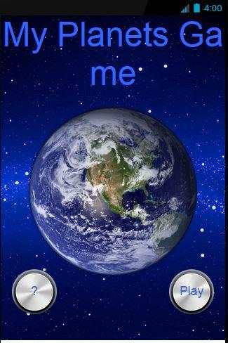 GAMES: Planets Game screenshot 1
