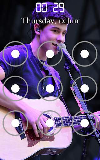 Shawn Mendes Pattern Lock Screen screenshot 1