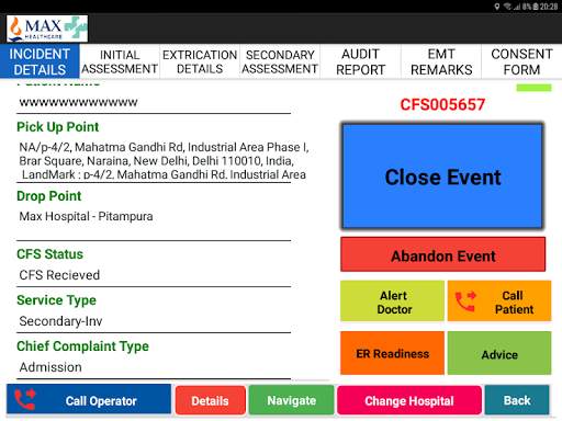 Max Smart Ambulance App screenshot 3