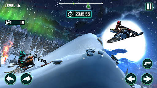 Snow Mountain Bike Stunts Game screenshot 4