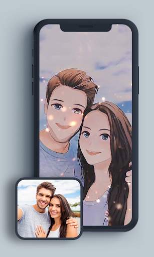 Anime face changer camera effects screenshot 1
