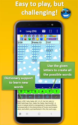 Word Scramble Game - relaxing and challenging game screenshot 2