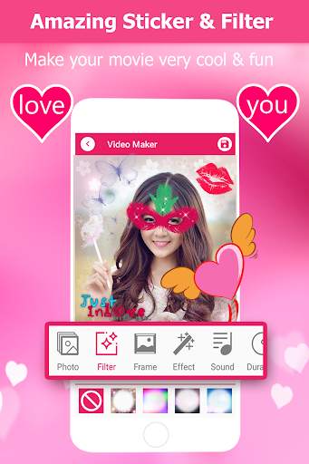 Video Slideshow Maker - Love V screenshot 4