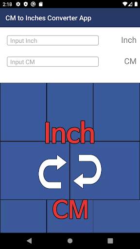 CM to Inches Converter App screenshot 2