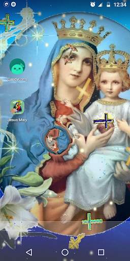 Magic Ripple - Jesus and Mary Live Wallpaper screenshot 1