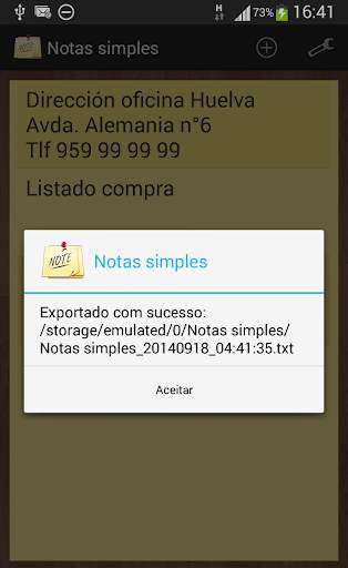 Notas simples screenshot 7