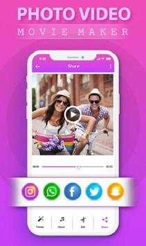 Photo Video Movie Maker With Music Photo Slideshow screenshot 5