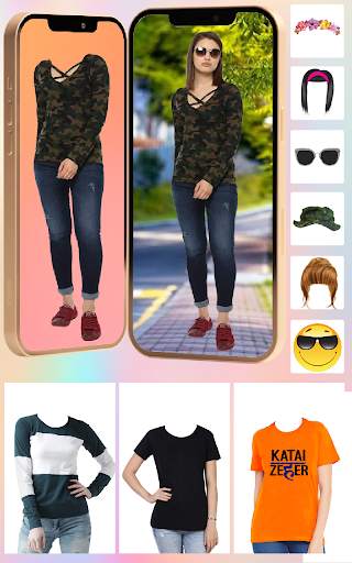 Women T-Shirt Photo Editor screenshot 3