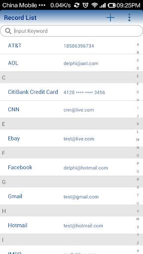 Gold Lock - Password Manager screenshot 2