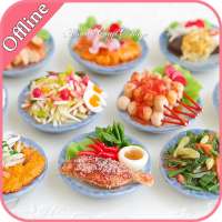 make food for dolls Offline design logo