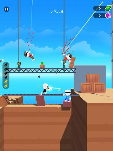アクションゲーム (Johnny Trigger) screenshot 2