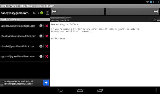 Temporary Email - fight spams screenshot 5