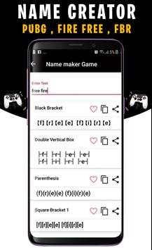 Name Creator For Free Fire, NickName generator screenshot 3