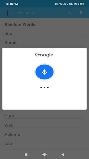 Word Sprint (Dictionary) screenshot 2