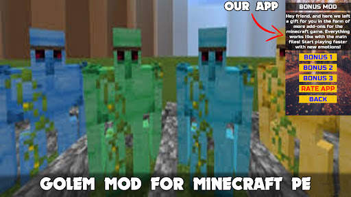 Iron Golem Mod Minecraft PE screenshot 4