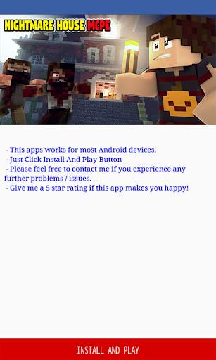 The Nightmare House for Minecraft PE screenshot 1