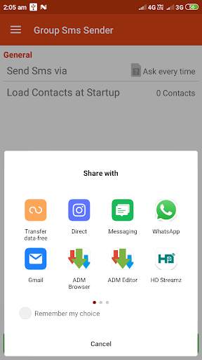 Bulk SMS Sender screenshot 3