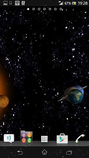Galaxy Space 3D Live WallPaper screenshot 5