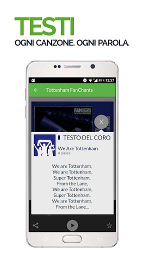 FanChants: Canzoni e Cori dei Tifosi Tottenham screenshot 3
