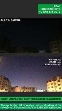Night Vision (Light amplifire) 35x zoom screenshot 4