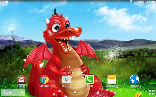 Cute Dragon Live Wallpaper screenshot 5