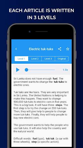 News in Levels: Learn English screenshot 2