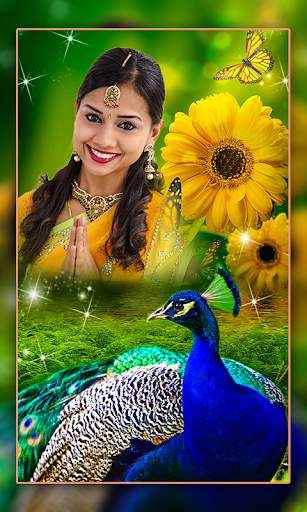 Peacock Photo Frames Garnish screenshot 5