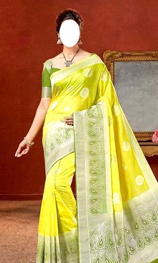 Ladies Pattu Saree Photo Suit screenshot 3