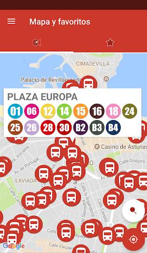 Bus Gijón - Tu app de buses urbanos screenshot 2