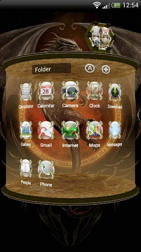 Next Launcher Dragon Theme screenshot 3