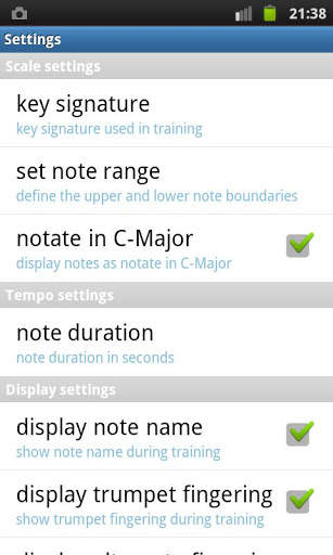 Trumpet Fingering Trainer Demo screenshot 6