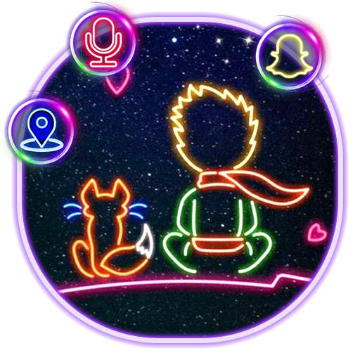Neon Glitter Galaxy Boy Theme🌠 1.1.3