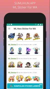 ML Hero Sticker For WA screenshot 1