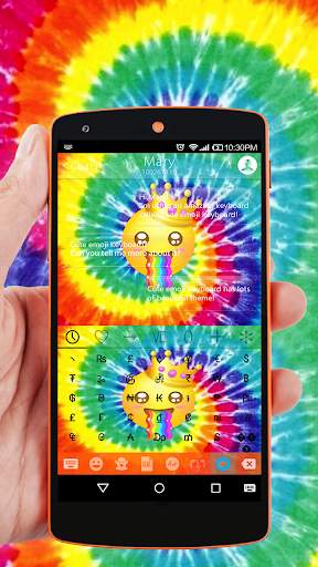 Fantasy Color Emoji Theme for Emoji Keyboard स्क्रीनशॉट 4