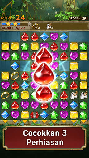 Jewels Jungle : Match 3 Puzzle screenshot 1