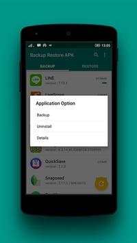 Backup Restore APK 5 تصوير الشاشة