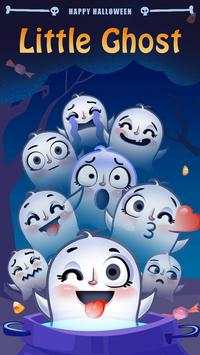 Emoji Keyboard：Little Ghost screenshot 3