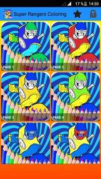 Rangers Colouring Book 1 تصوير الشاشة