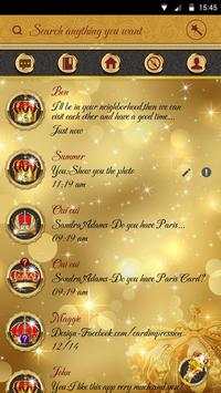 GO SMS PRO CROWN THEME screenshot 2