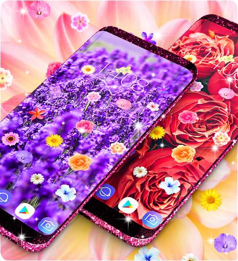 Summer flowers live wallpaper screenshot 3