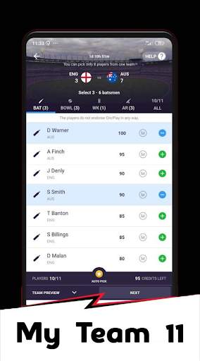Dream11 Expert Tip- Dream to Dream11 Team Dream11 screenshot 2