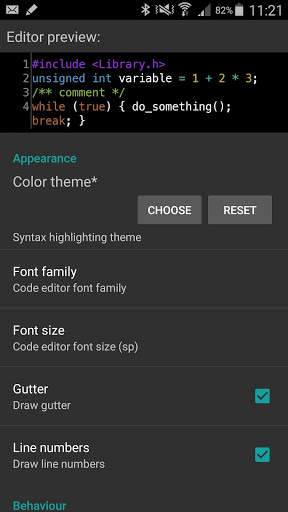 ArduinoDroid - Arduino/ESP8266/ESP32 IDE screenshot 6