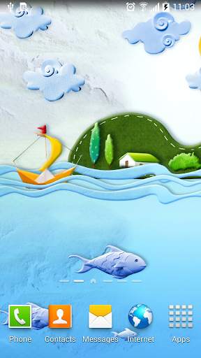 Paper World Live Wallpaper screenshot 2