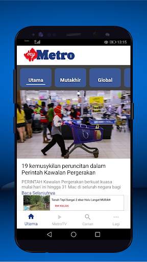 Harian Metro Mobile screenshot 1