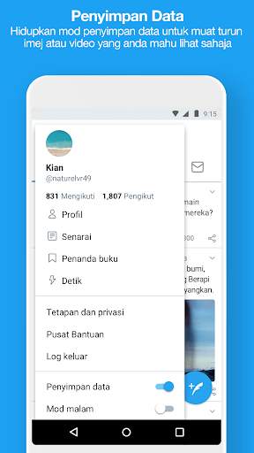 Twitter Lite screenshot 1