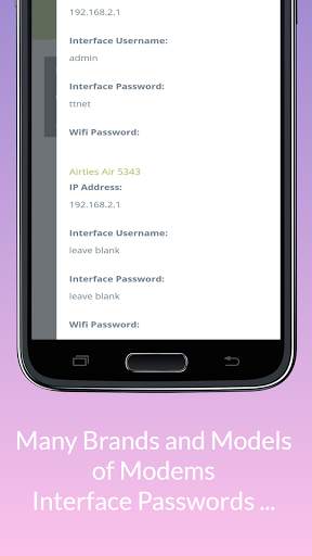 Modem - Wifi Şifreleri | Modem - Wifi Passwords screenshot 5