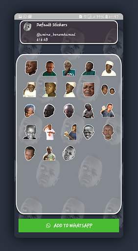 Grand M Stickers Whatsapp screenshot 1