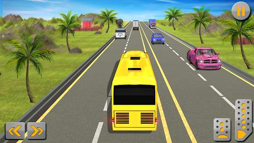 Autobahn Bus Rennen:Bus Spiele screenshot 3