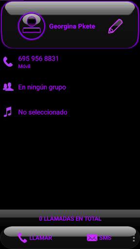THEME GLOW PURPLE EXDIALER screenshot 4